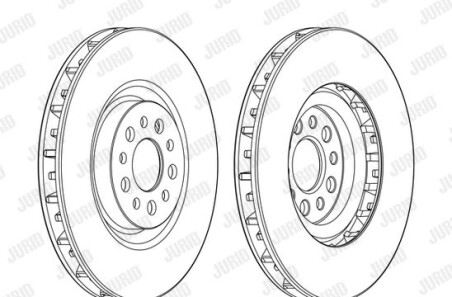 Диск гальмівний !.. - Jurid 562394JC1