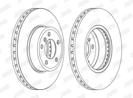 Диск гальмівний - Jurid 562397JC-1