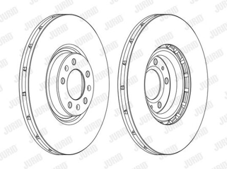 Диск гальмівний - Jurid 562398JC-1