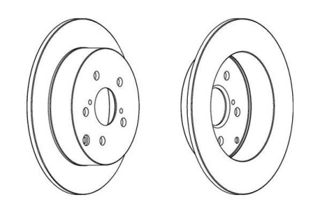 Тормозной диск - Jurid 562415JC