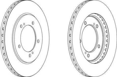 Фото 2 - Тормозной диск Jurid 562445JC