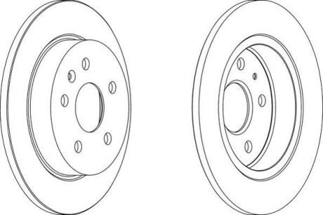 Фото 2 - Гальмівний диск Jurid 562461JC