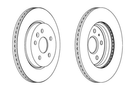Диск гальмівний - Jurid 562463JC