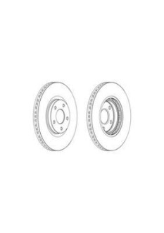 Фото 2 - Тормозной диск Jurid 562465JC