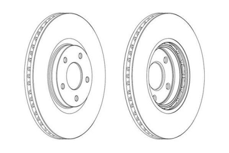 Диск гальмівний - Jurid 562465JC