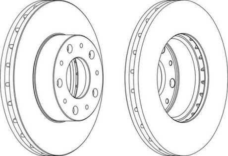 Фото 2 - Гальмівний диск Jurid 562468JC