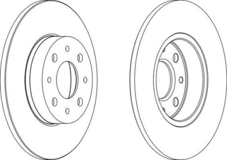 Фото 2 - Тормозной диск Jurid 562500JC
