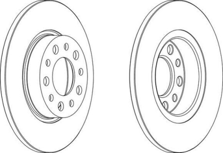 Фото 2 - Гальмівний диск Jurid 562501JC