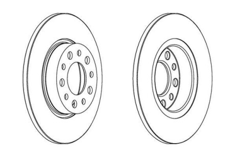 Диск гальмівний - Jurid 562501JC