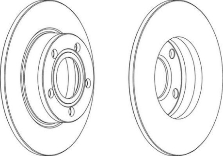 Фото 2 - Тормозной диск Jurid 562503JC
