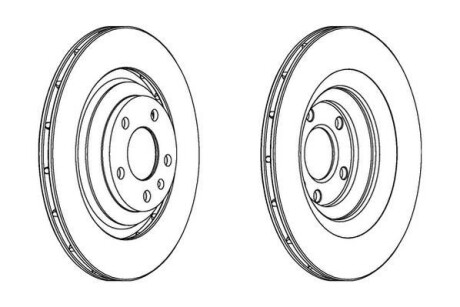 Тормозной диск - (4F0615601F) Jurid 562512JC