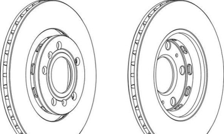 Фото 2 - Тормозной диск Jurid 562514JC