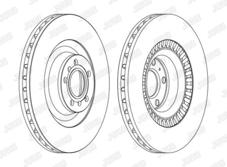 - Гальмівний диск - Jurid 562517JC-1