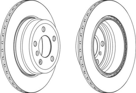 Фото 2 - Гальмівний диск Jurid 562521JC