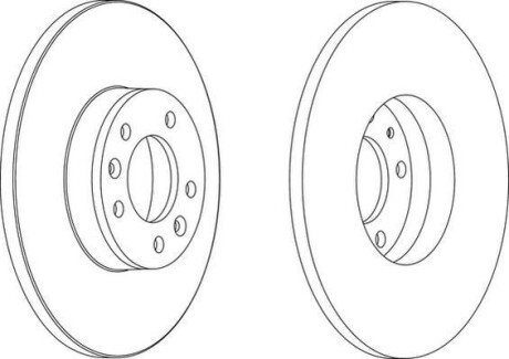 Фото 2 - Гальмівний диск Jurid 562525JC