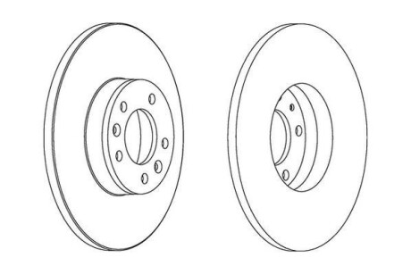 Тормозной диск - Jurid 562525JC