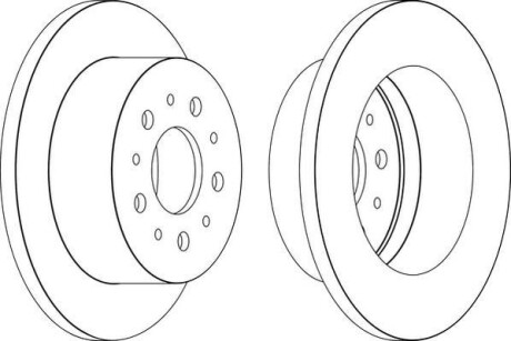 Фото 2 - Тормозной диск Jurid 562526JC