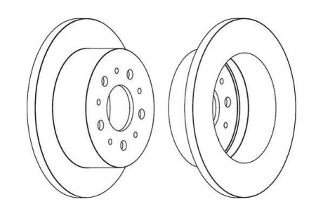 Тормозной диск - Jurid 562526JC