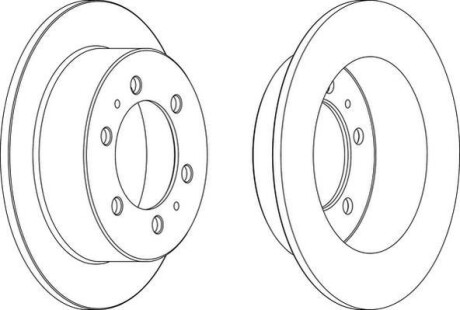 Фото 2 - Тормозной диск Jurid 562530JC