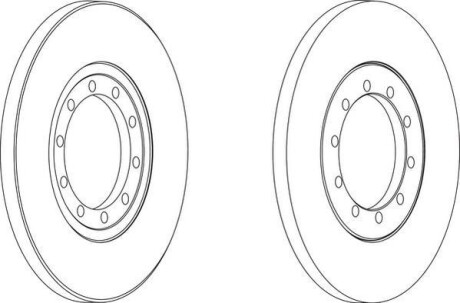 Фото 2 - Тормозной диск Jurid 562537JC