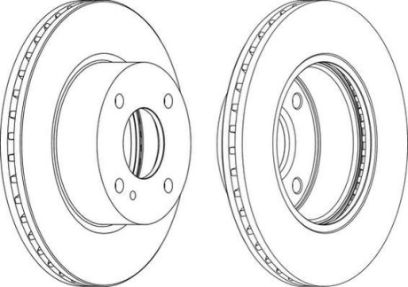 Фото 2 - Тормозной диск Jurid 562539JC