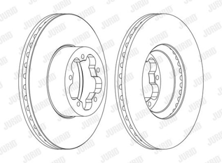 Диск гальмівний - Jurid 562540JC-1