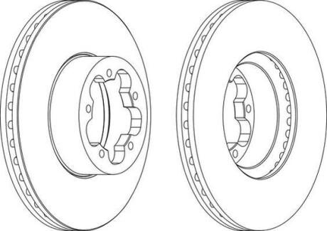 Фото 2 - Тормозной диск Jurid 562541JC