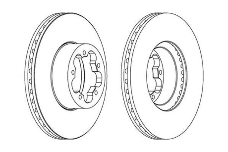 Диск гальмівний - Jurid 562541JC