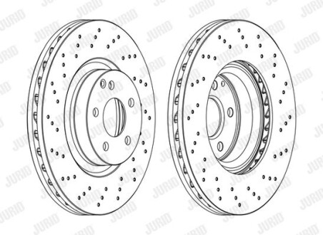 Диск гальмівний - Jurid 562567JC-1