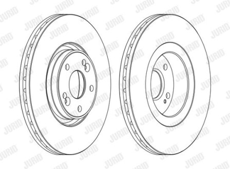 Диск гальмівний - Jurid 562593JC-1