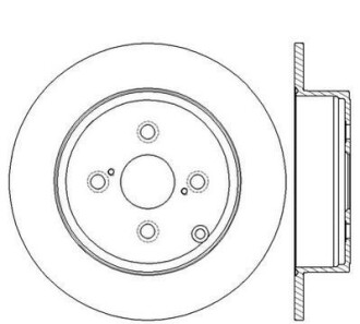 Тормозной диск - Jurid 562600JC