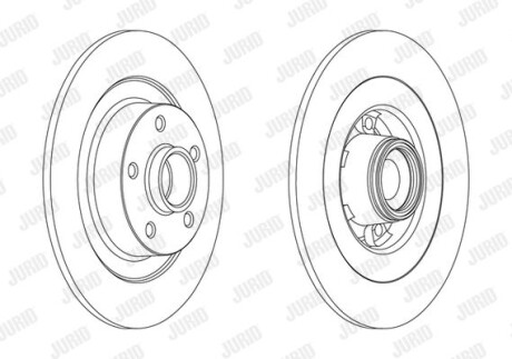 Диск гальмівний - Jurid 562608J-1