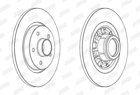 Диск гальмівний - Jurid 562609J-1