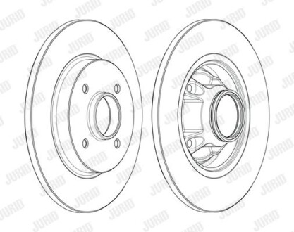 Диск гальмівний - Jurid 562611J-1