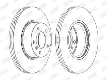 Диск гальмівної - Jurid 562618JC1