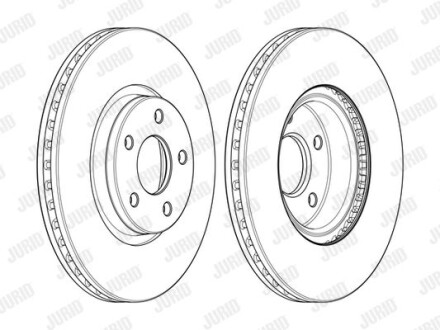 Диск гальмівний - Jurid 562624JC-1