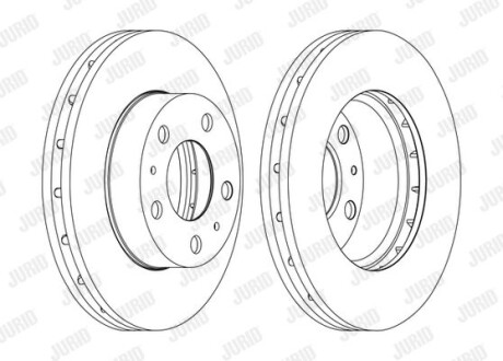 Диск гальмівний - Jurid 562630JC-1