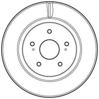Диск гальмівний - (5521165J00000, 5521165J01000, 5521165J00) Jurid 562632JC