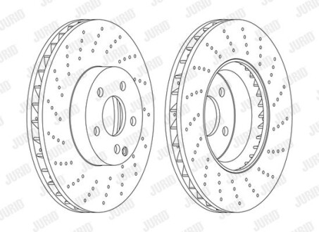 Диск гальмівний - Jurid 562634JC-1