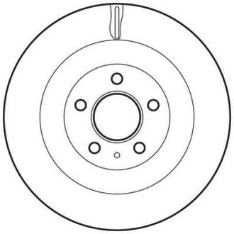 Тормозной диск - Jurid 562645JC