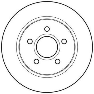 Диск гальмівний - (bv612a315ba) Jurid 562648JC