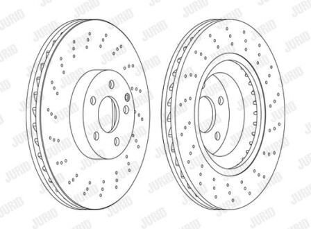 Диск гальмівний - Jurid 562678JC-1