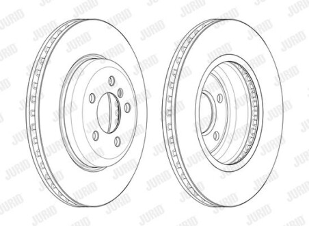 Фото 2 - Тормозной диск Jurid 562679JC-1 (562679JC1)