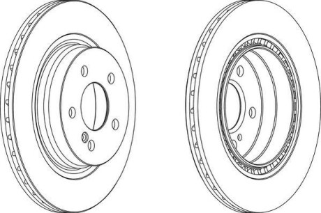 Фото 2 - Тормозной диск Jurid 562680JC