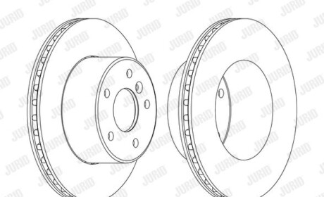 Диск гальмівної - Jurid 562685JC1