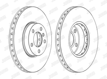 - Гальмівний диск - Jurid 562691JC-1