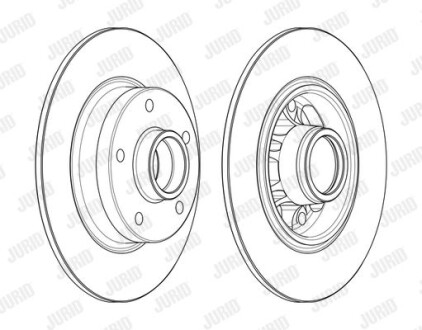 Диск гальмівний - Jurid 562732J-1