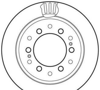 Тормозной диск - Jurid 562738JC