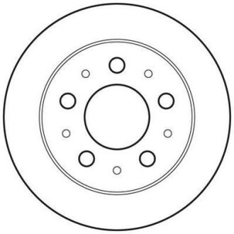 Тормозной диск - (1607880580, 424939, 424940) Jurid 562753JC