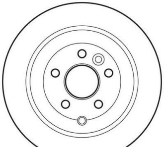 Тормозной диск - Jurid 562765JC